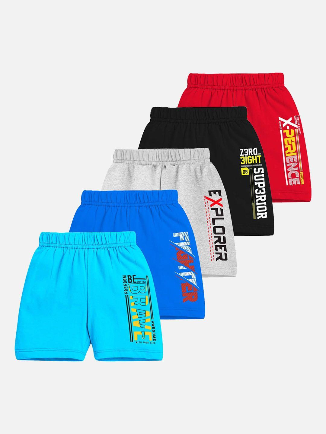 trampoline kids pack of 5 high-rise shorts