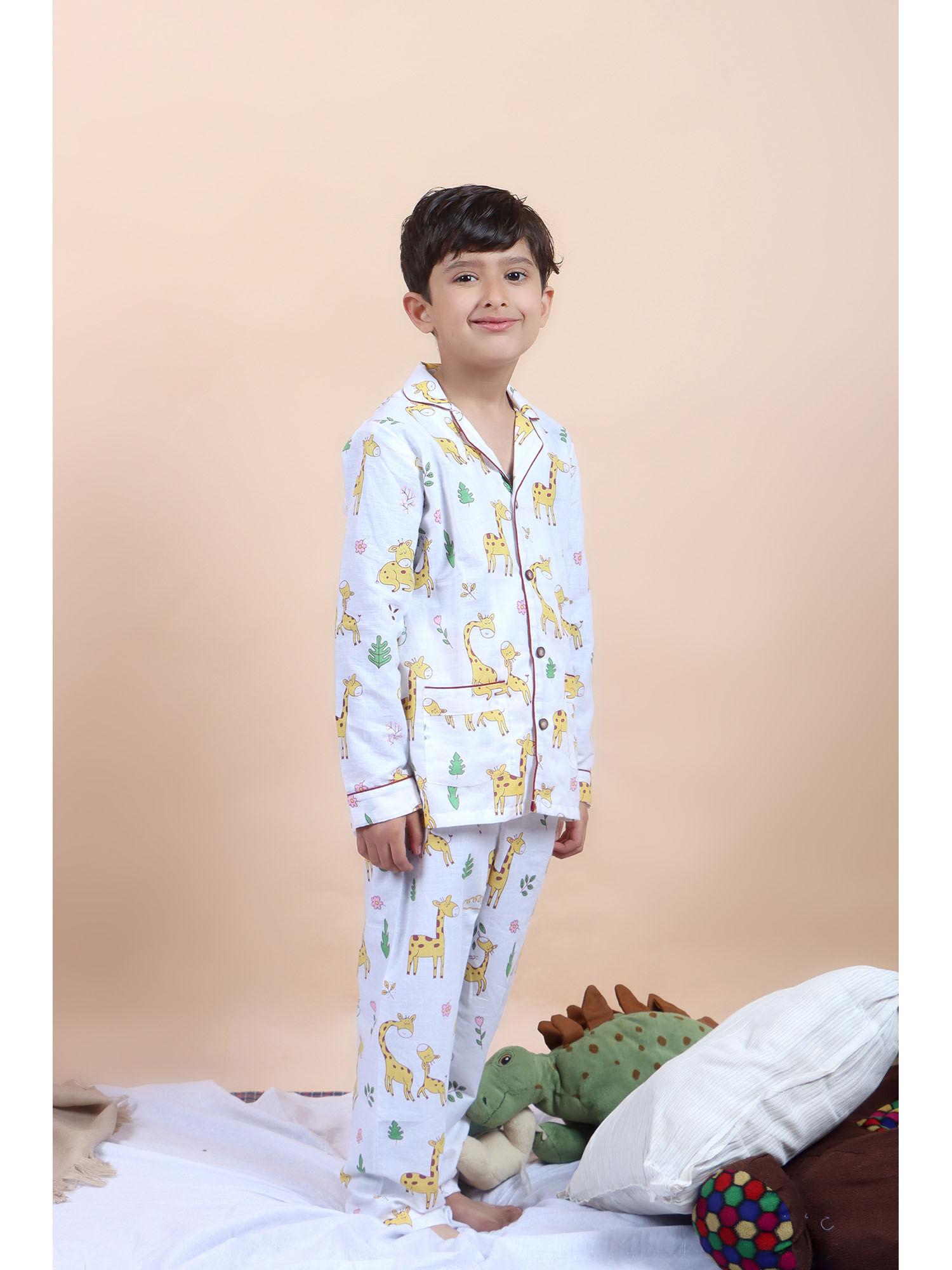 tranquil cotton shirt and pants (set of 2)