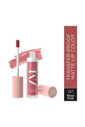 transfer proof power matt lip colour - 07 rose pink