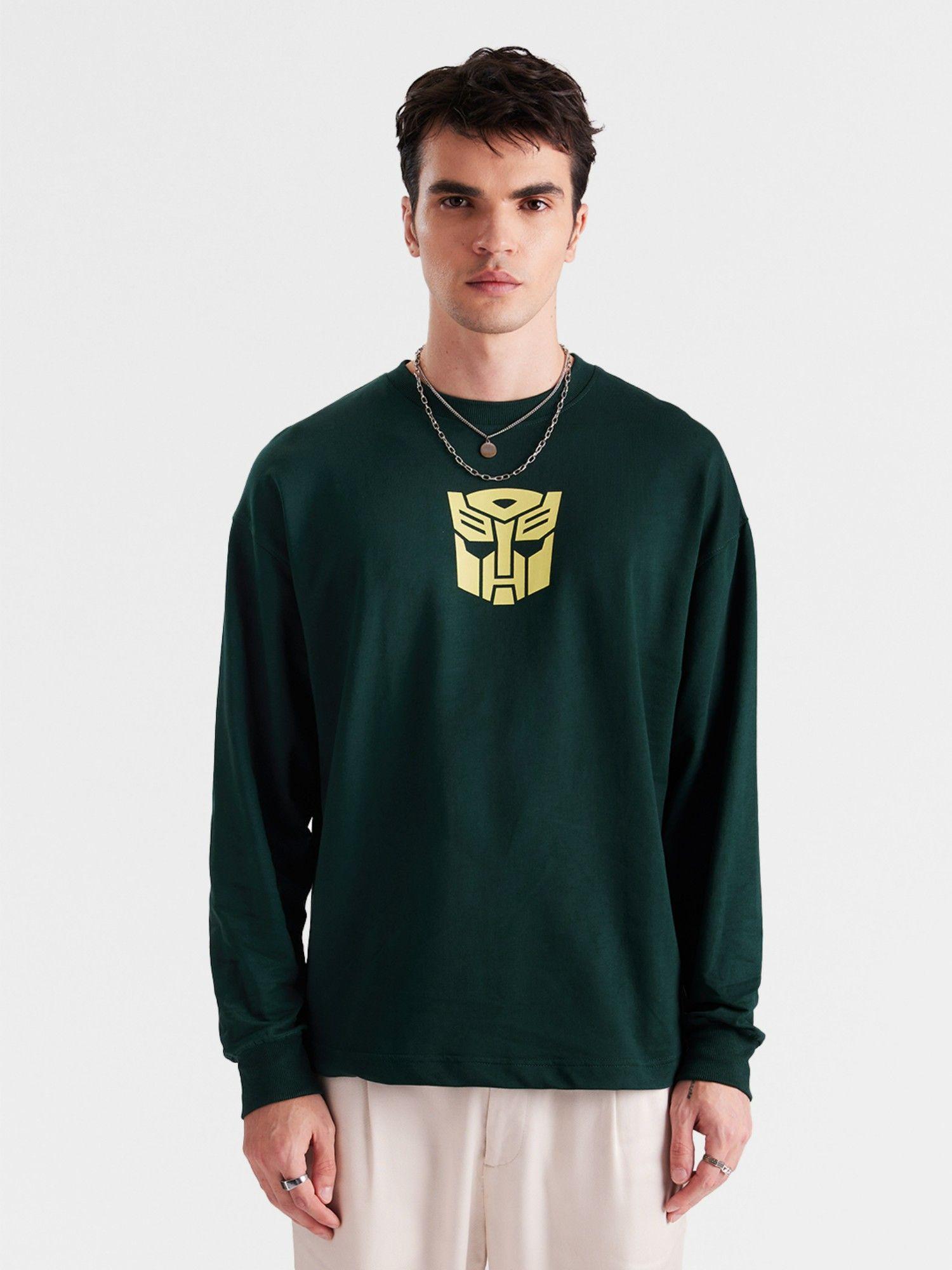 transformers: bumblebee oversized full sleeve t-shirts for mens