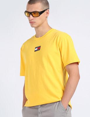 transitional cotton badge t-shirt