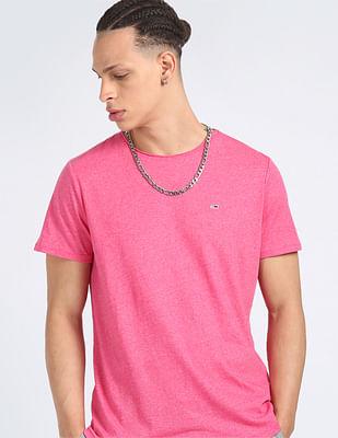 transitional cotton heathered jaspe t-shirt