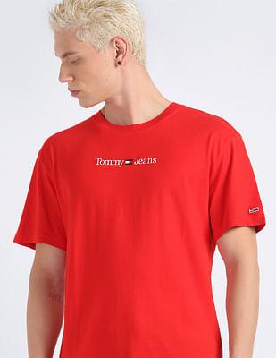 transitional organic cotton classic linear logo t-shirt