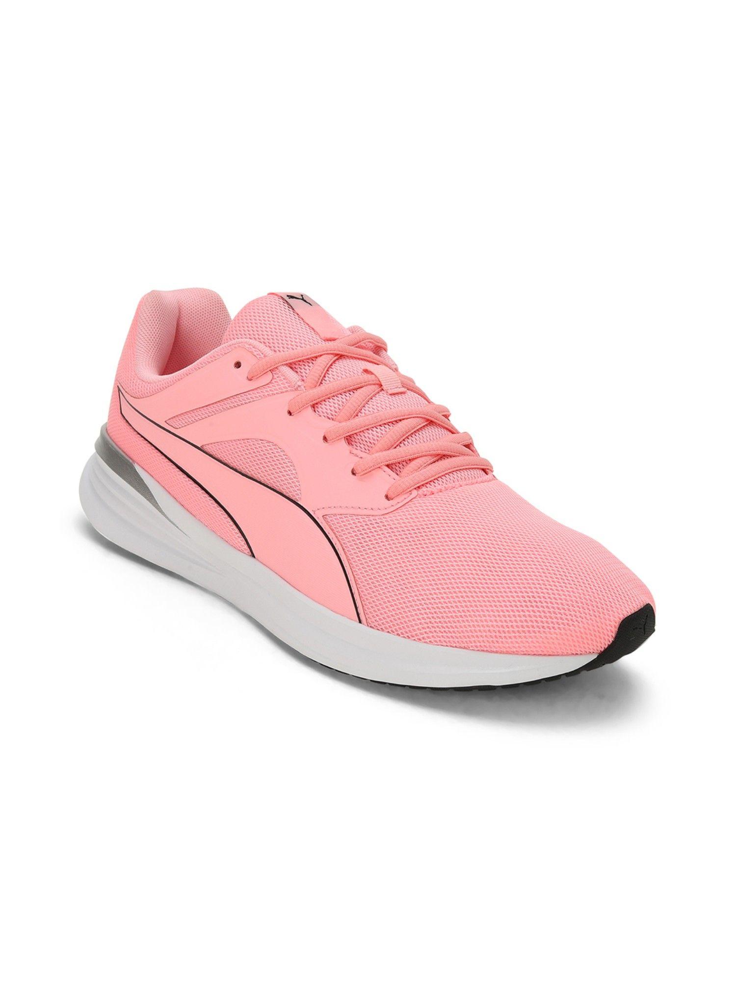 transport unisex pink running shoes