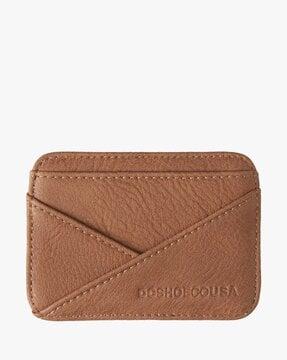 travel wallet with brand embossed
