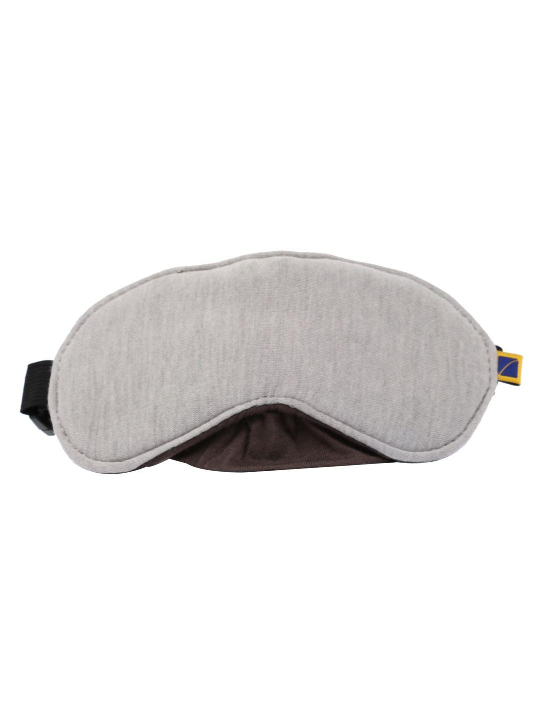 travel blue grey travel eye mask