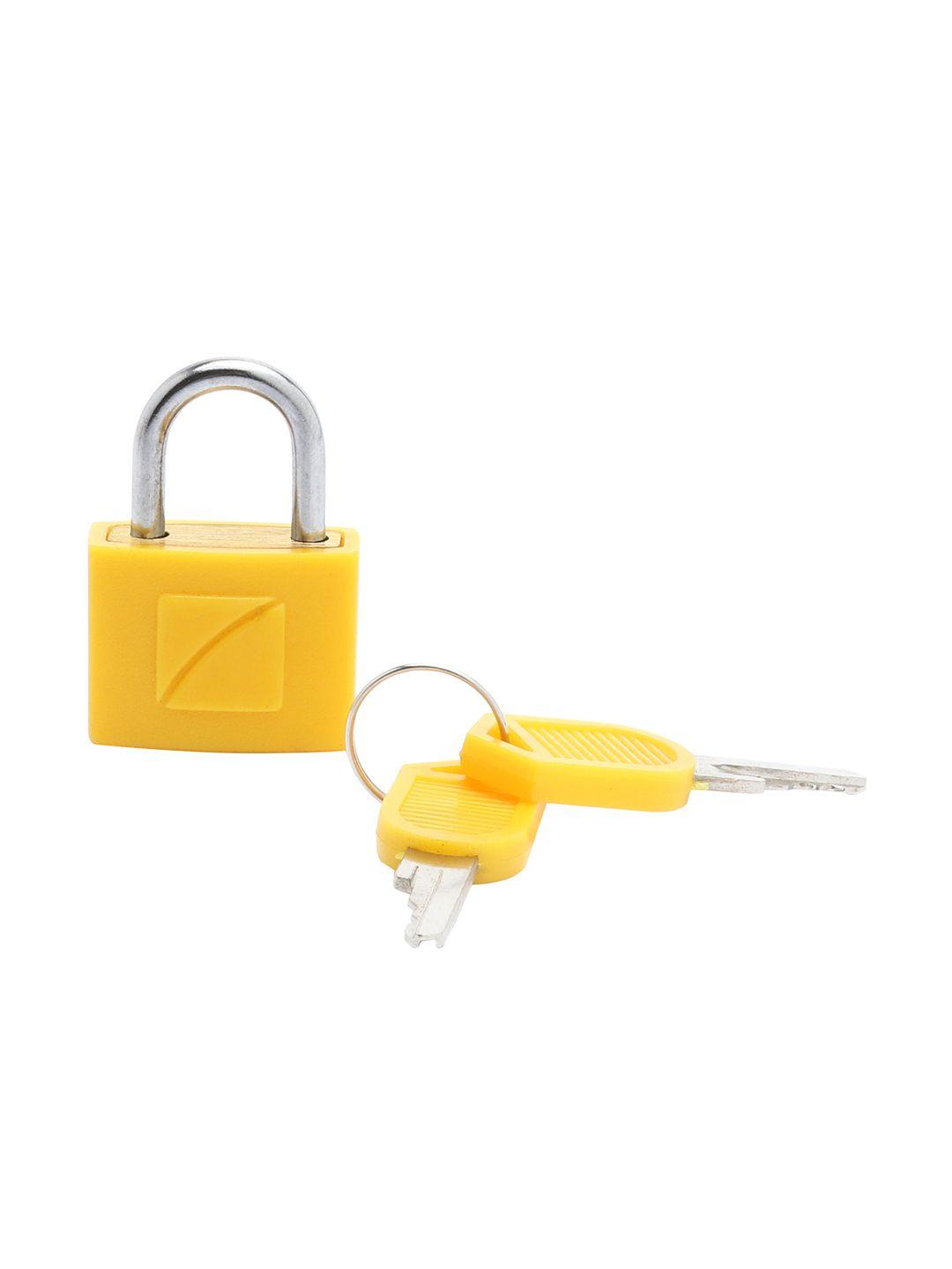 travel blue set of 2 yellow padlock