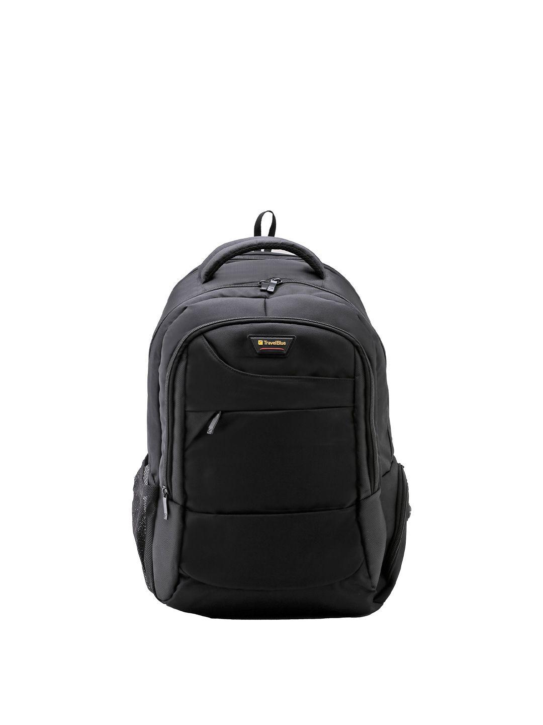 travel blue unisex black backpack