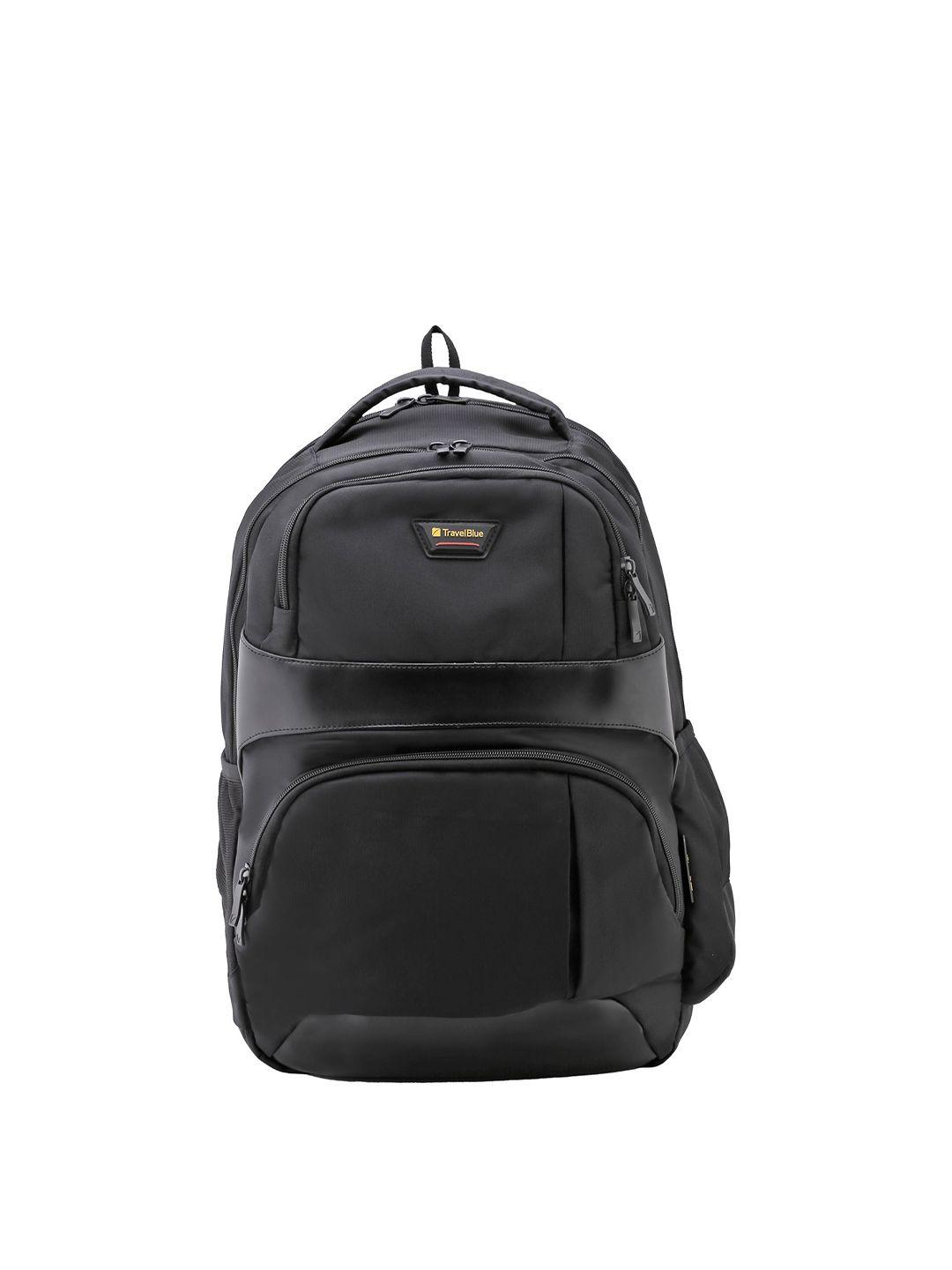 travel blue unisex black backpack