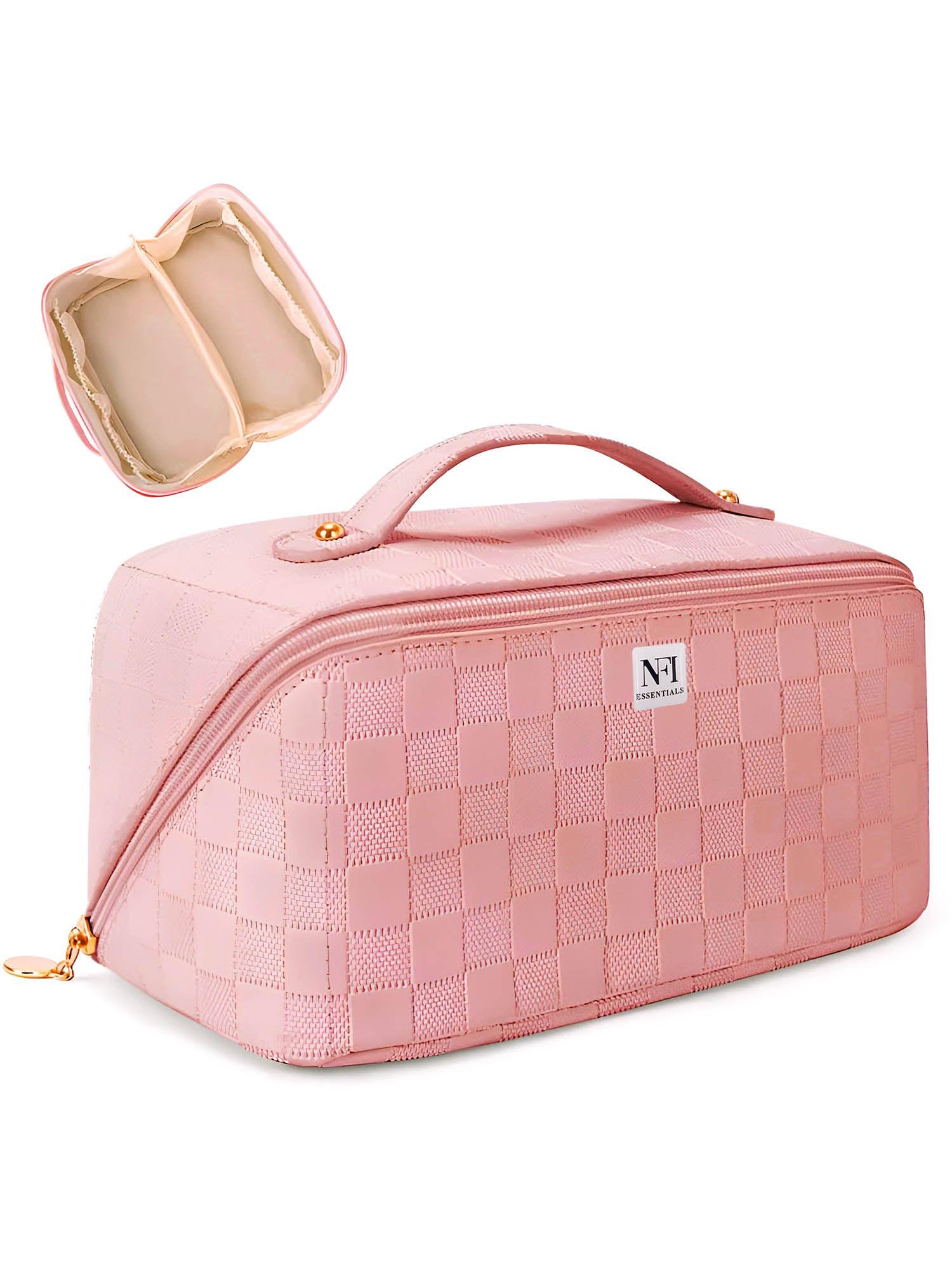 travel organizer makeup pouch - pink (l)