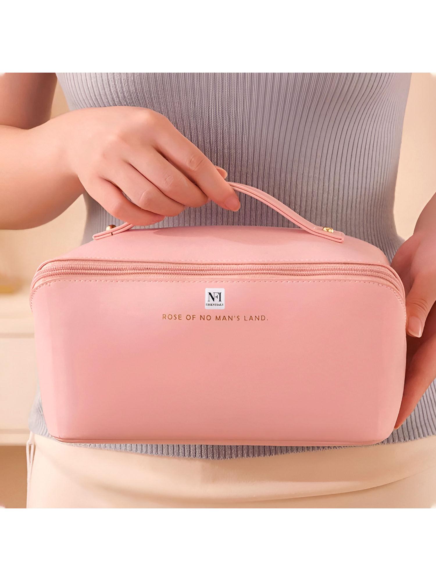 travel organizer makeup pouch - pink (l)