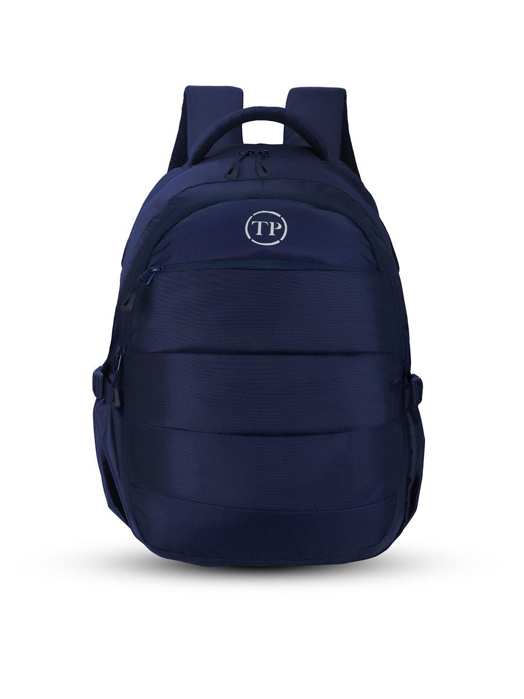 travel point brand logo backpack with compression straps