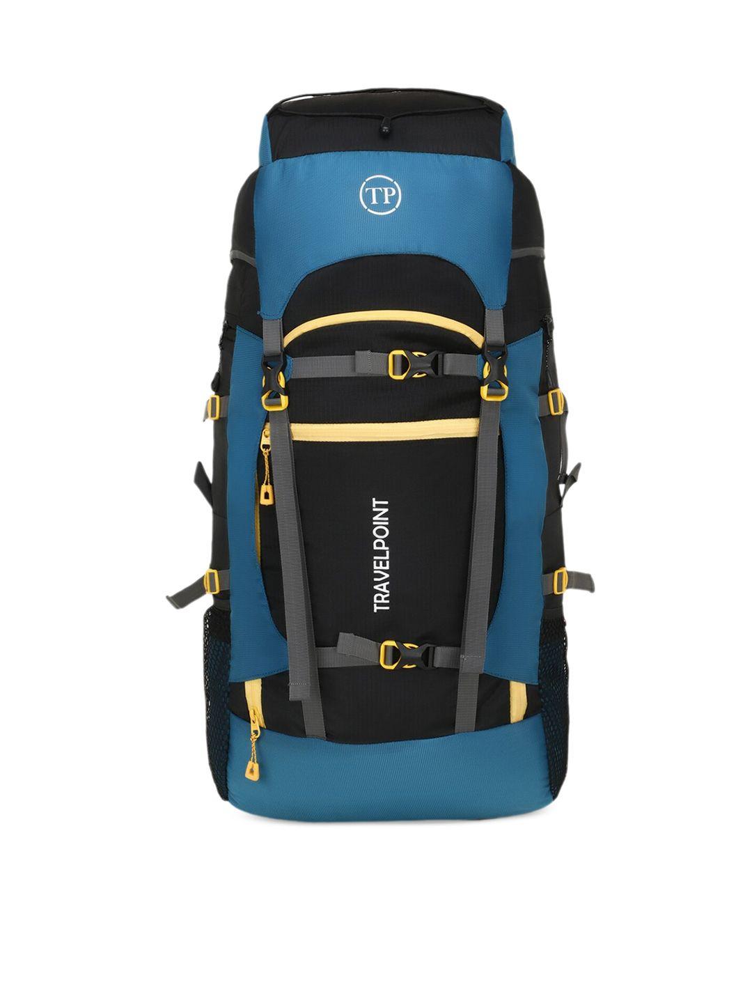 travel point colour-blocked waterproof rucksack