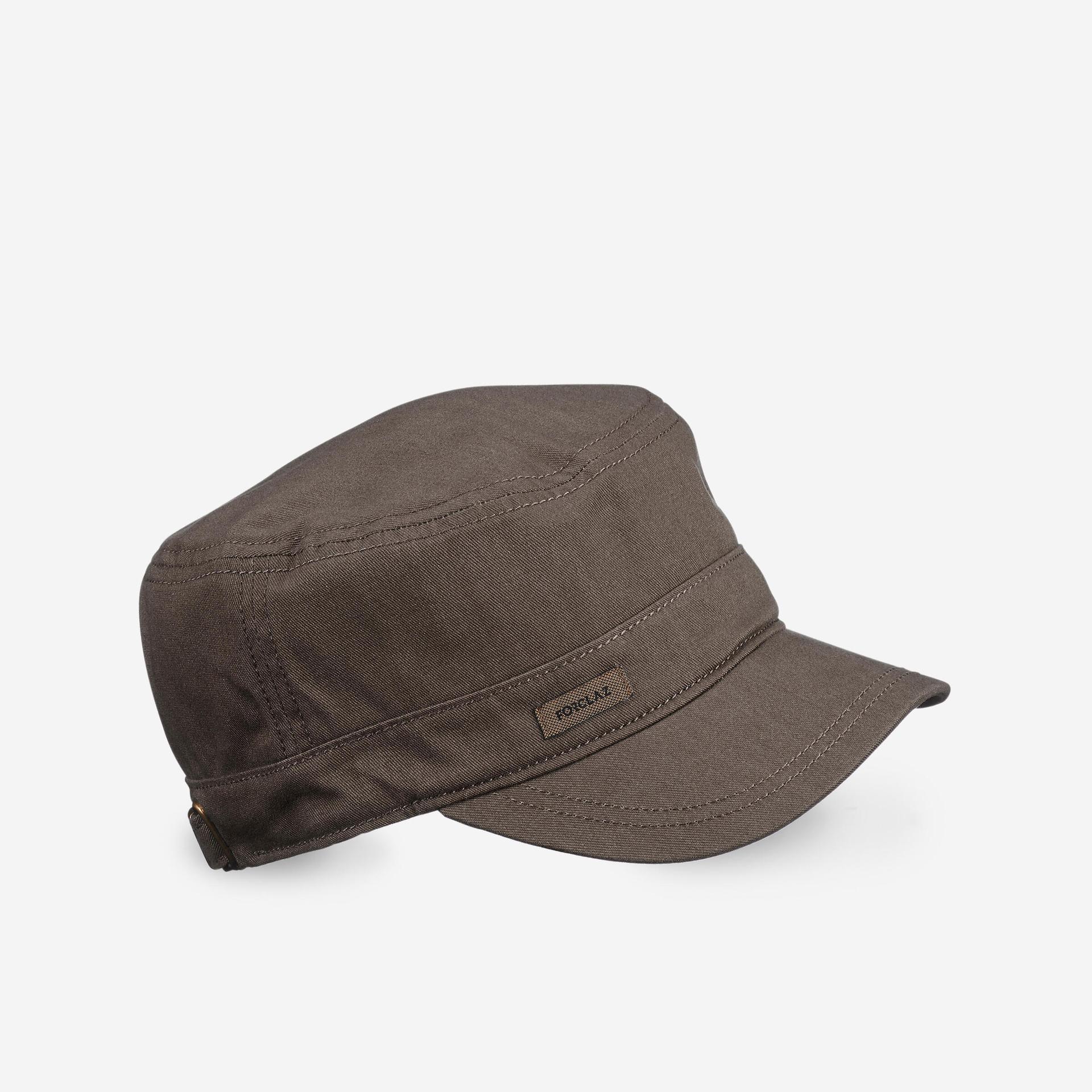 travel trekking cap 500 brown