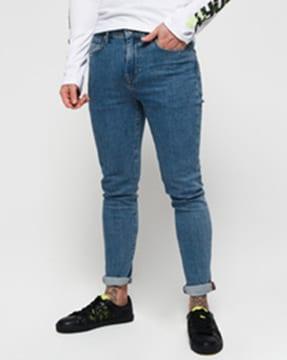 travis lightly washed skinny fit jeans