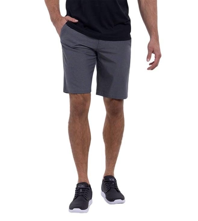 travis mathew heather dark grey harbor comfort fit shorts