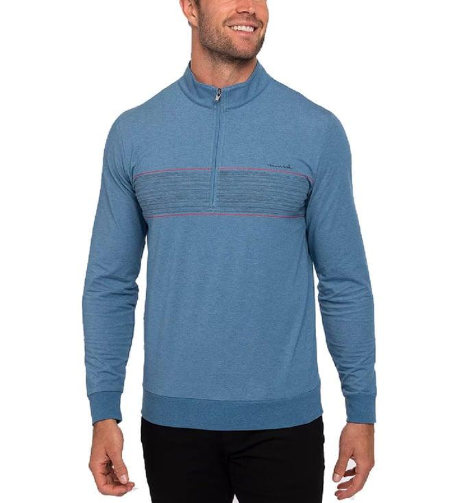 travis mathew hetaher mid blue splash of color classic fit sweatshirt