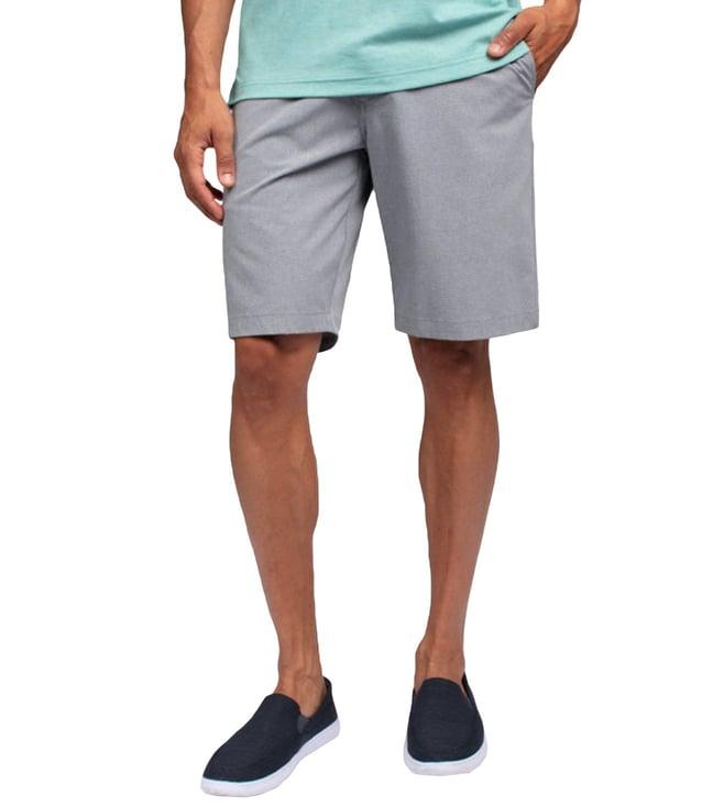 travis mathew light grey comfort fit beck must haves collection shorts