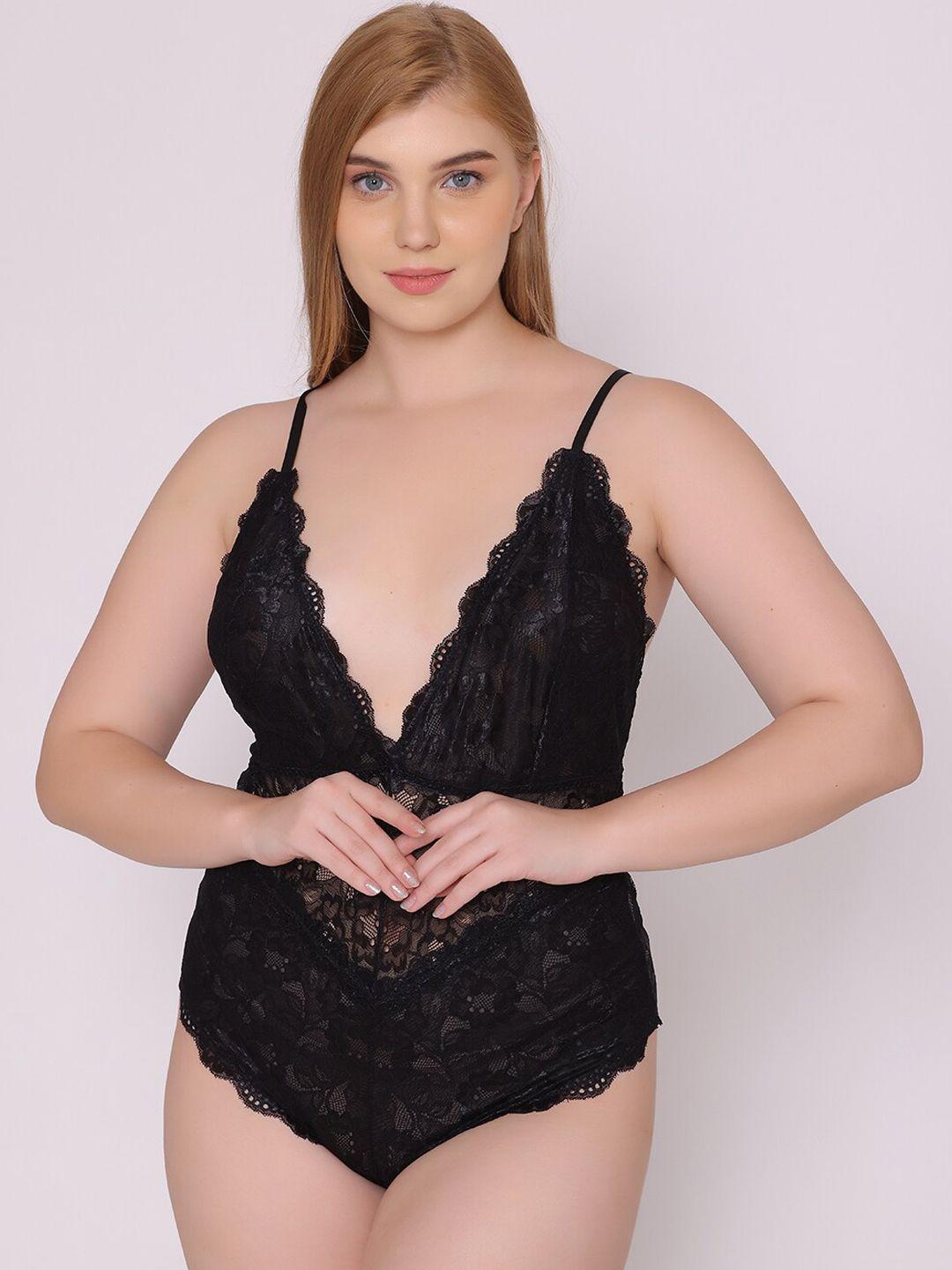 treasure chest alana size inclusive lace lingerie bodysuit