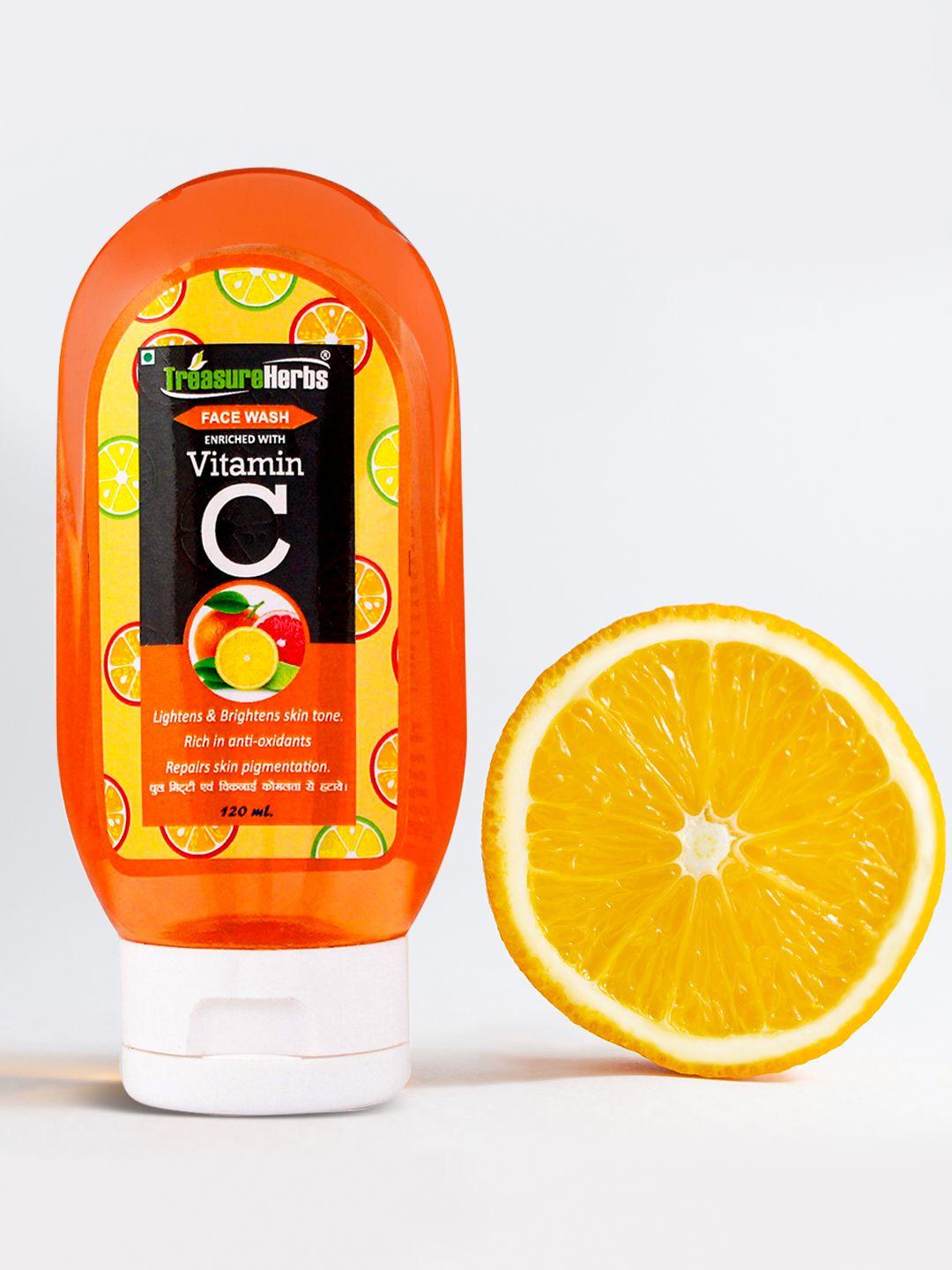 treasureherbs vitamin c face wash 120ml