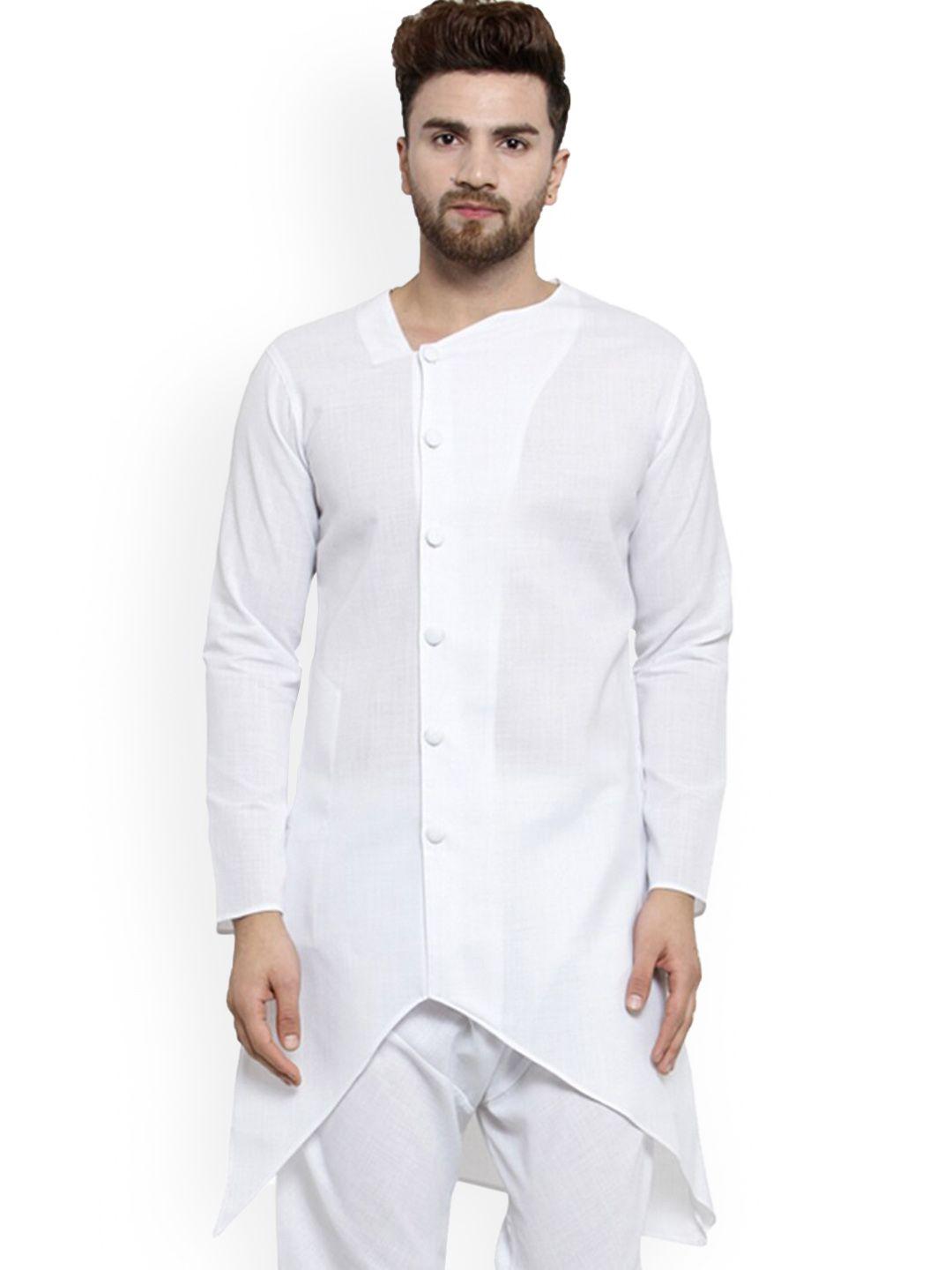 treemoda men white kurta