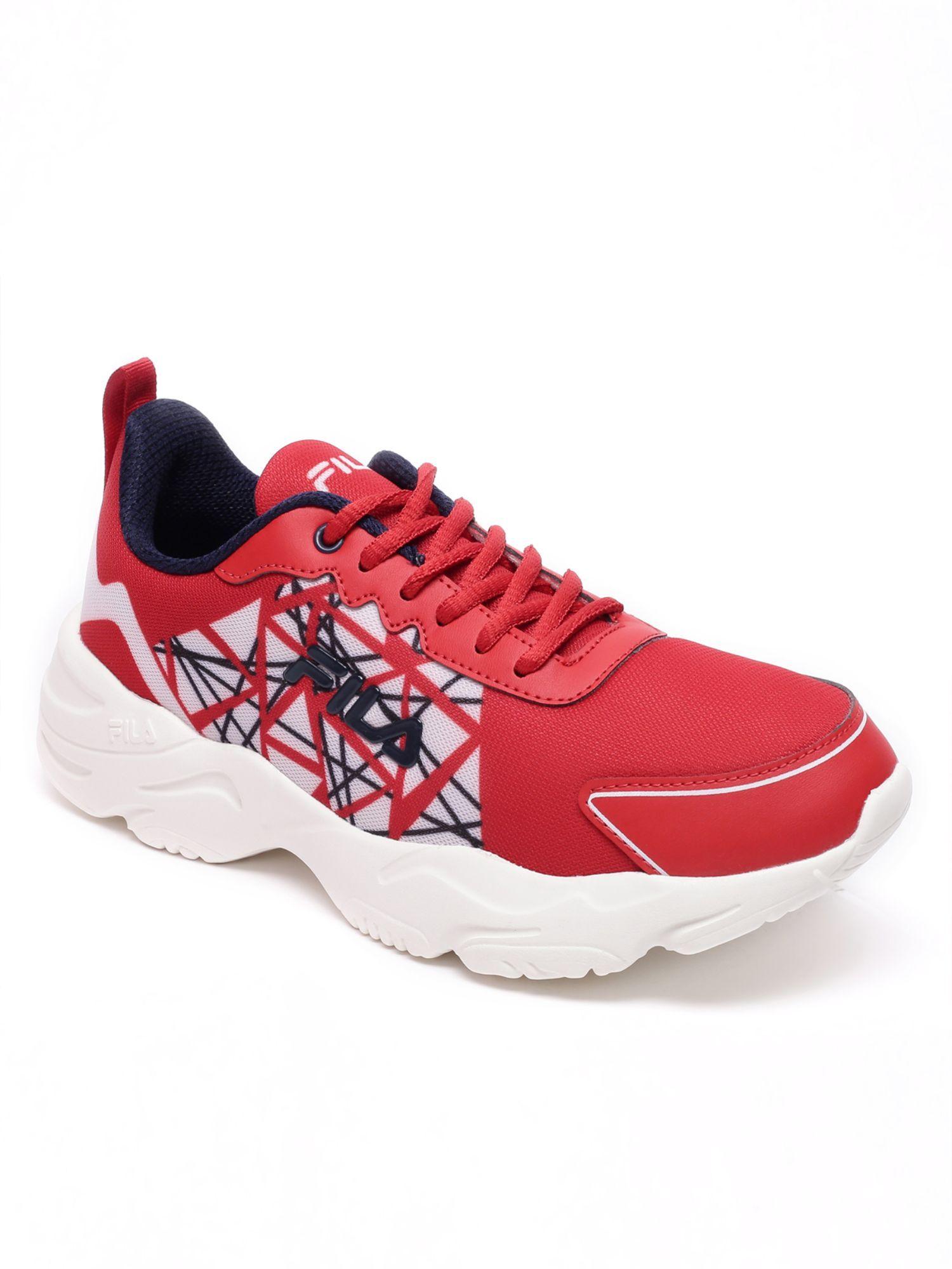 trel mens red running shoes