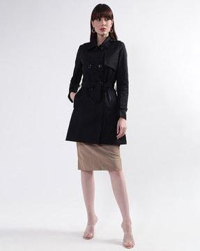 trench coat with insert pockets