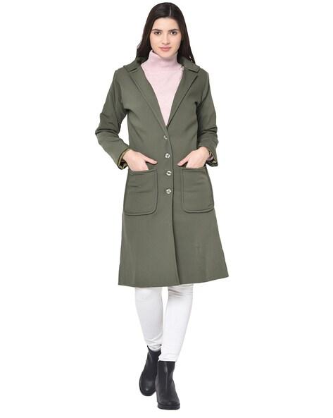 trench coat with lapel collar