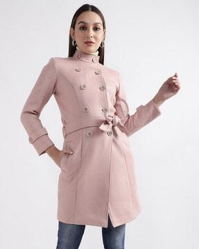 trenches coat with tie-up