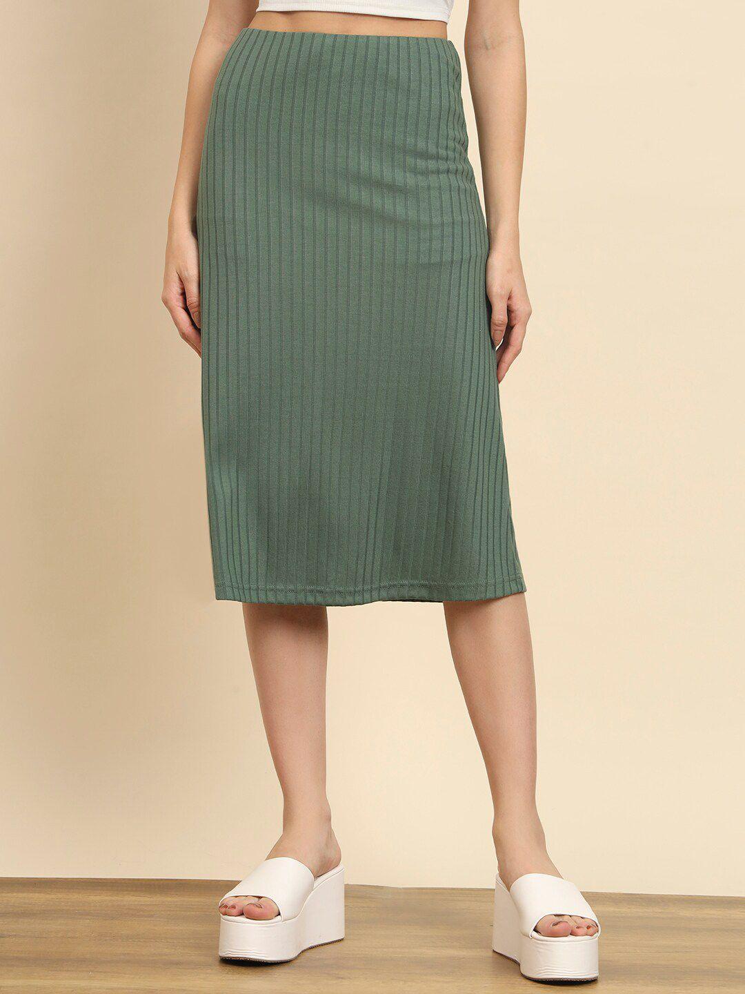 trend-arrest-pure-cotton-a-line-midi-skirt