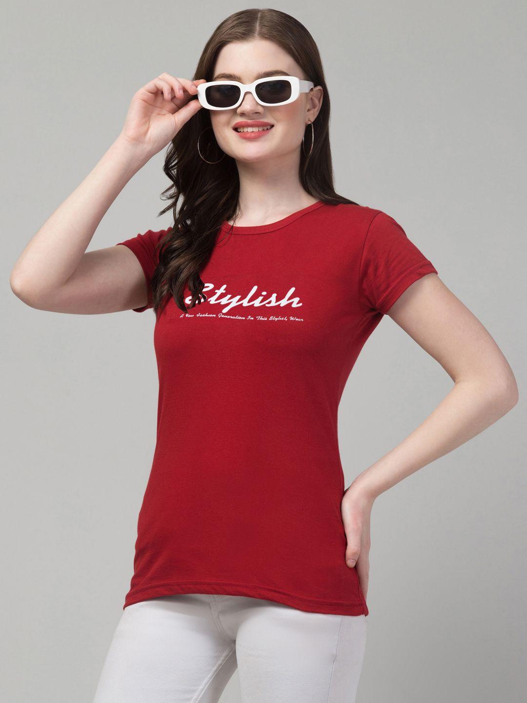 trend level women typography printed drop-shoulder sleeves applique t-shirt