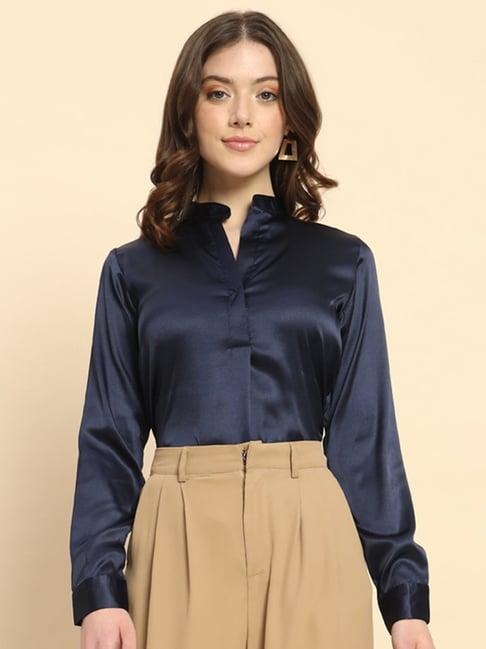 trend arrest navy top