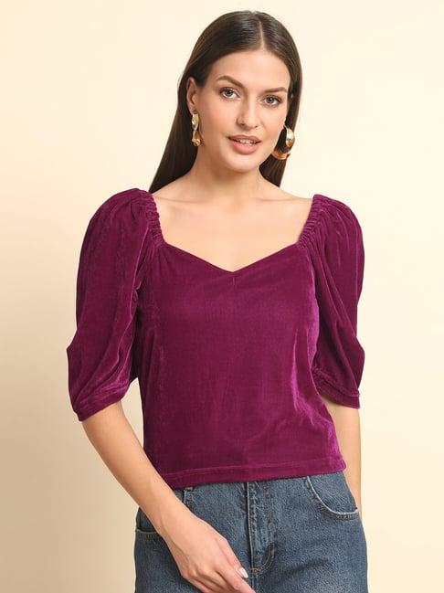 trend arrest purple top