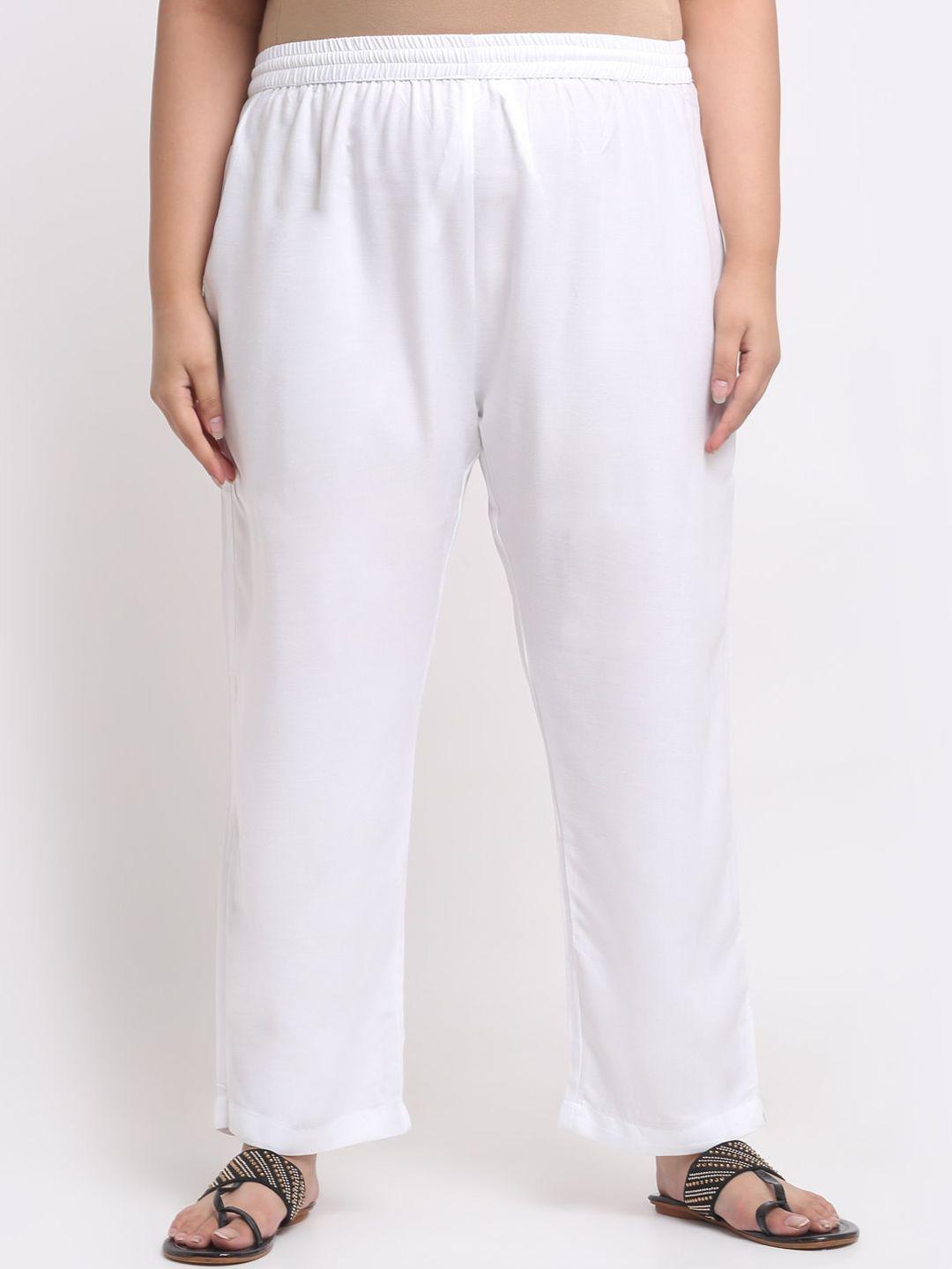 trend level women relaxed straight leg easy wash trousers