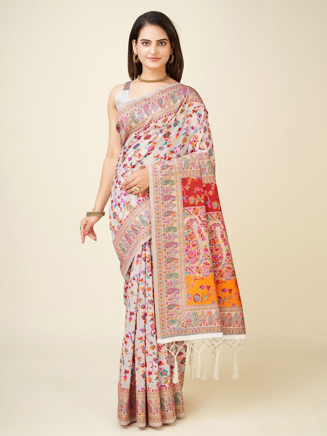 trendmalls woven design banarasi saree