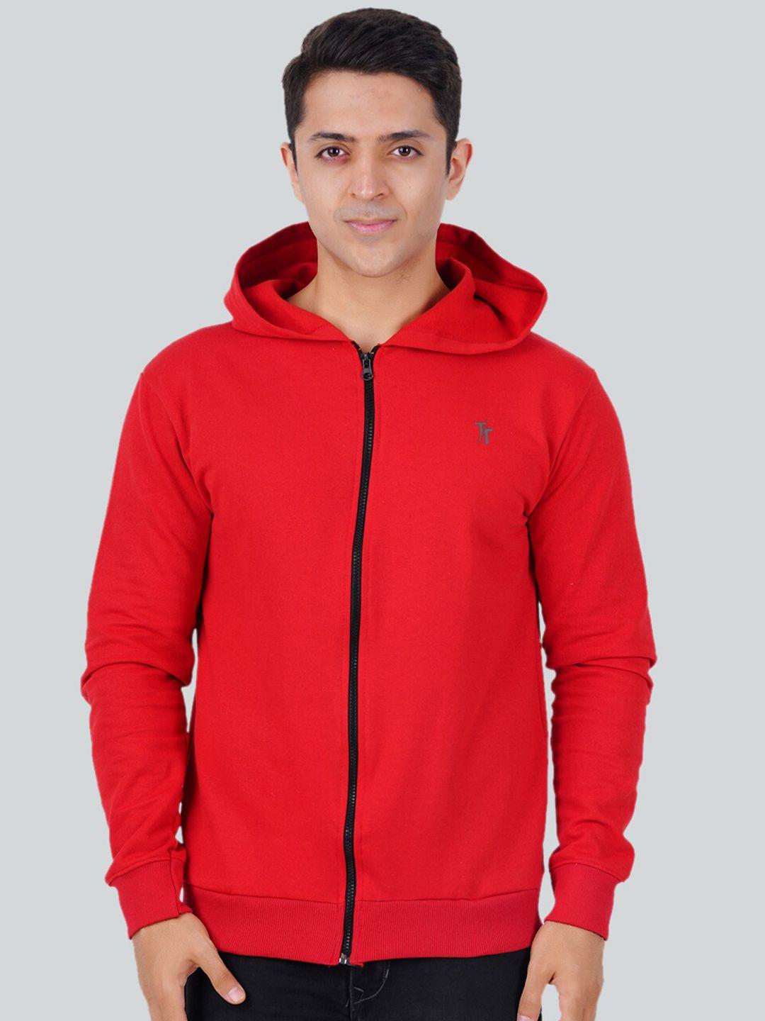 trends tower men cotton hooded t-shirt