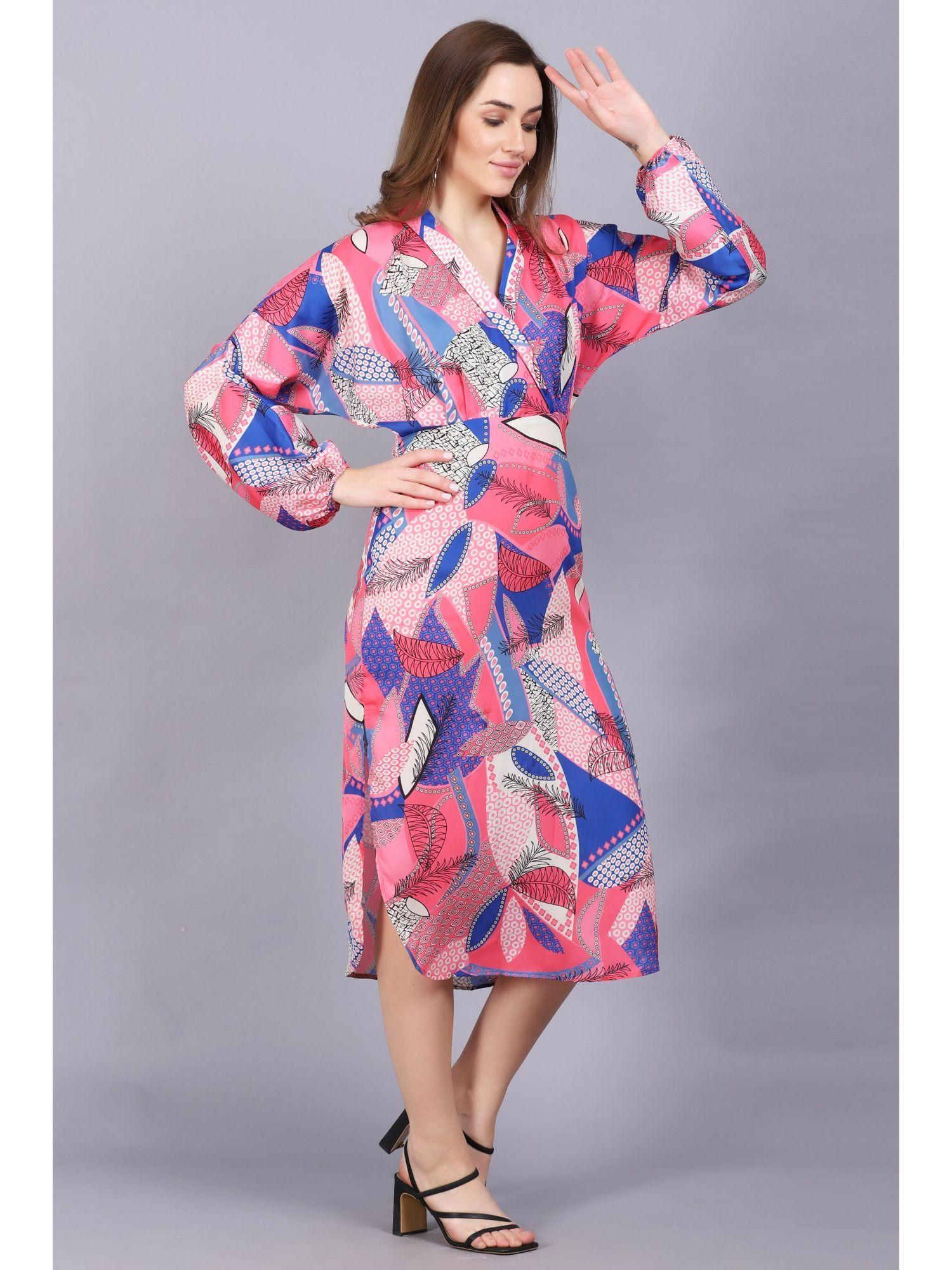 trendy abstract dress for women