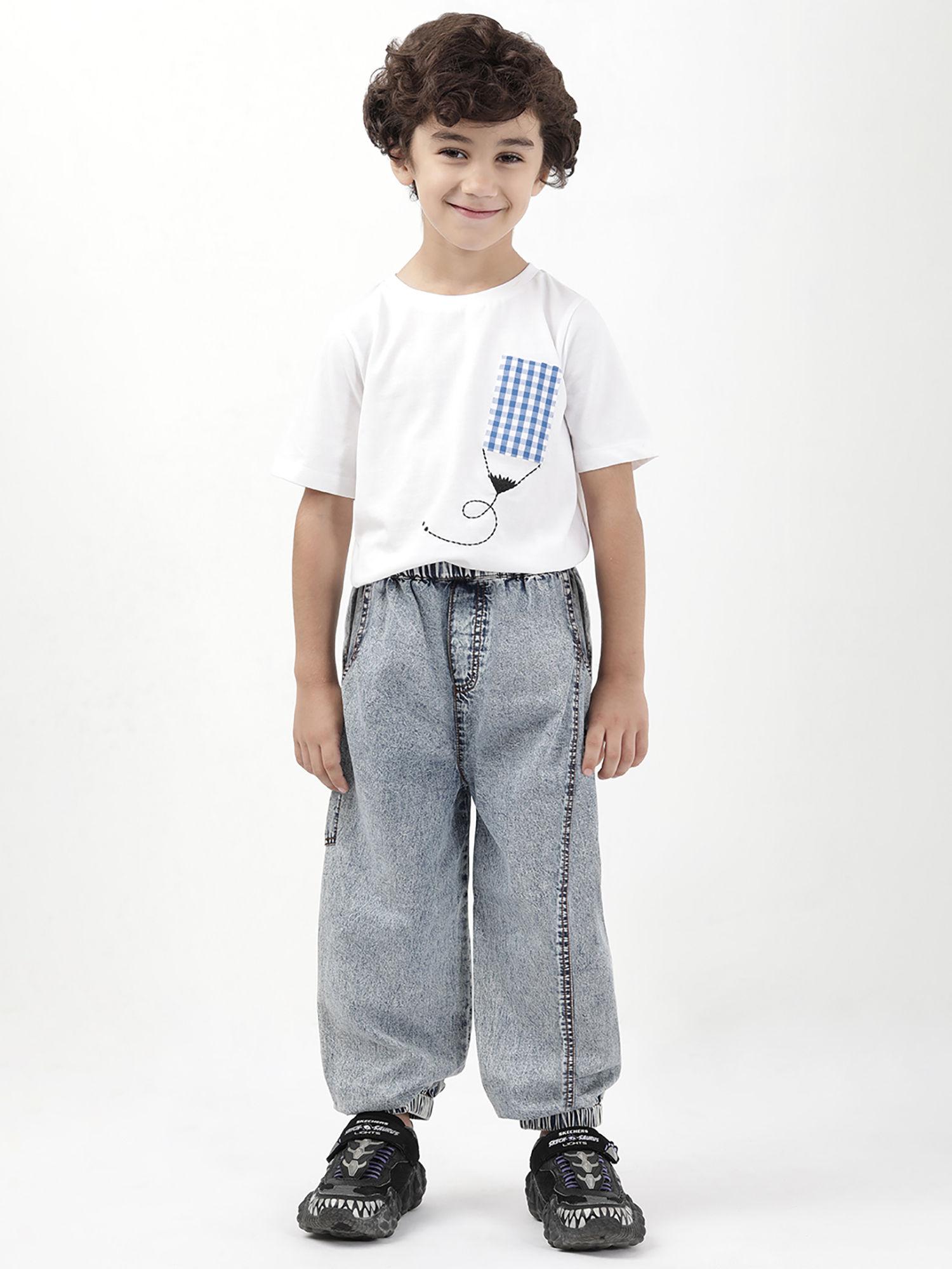 trendy grey denim jeans for boys