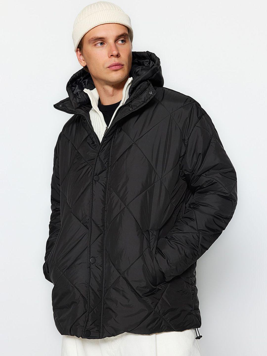 trendyol hooded padded jacket