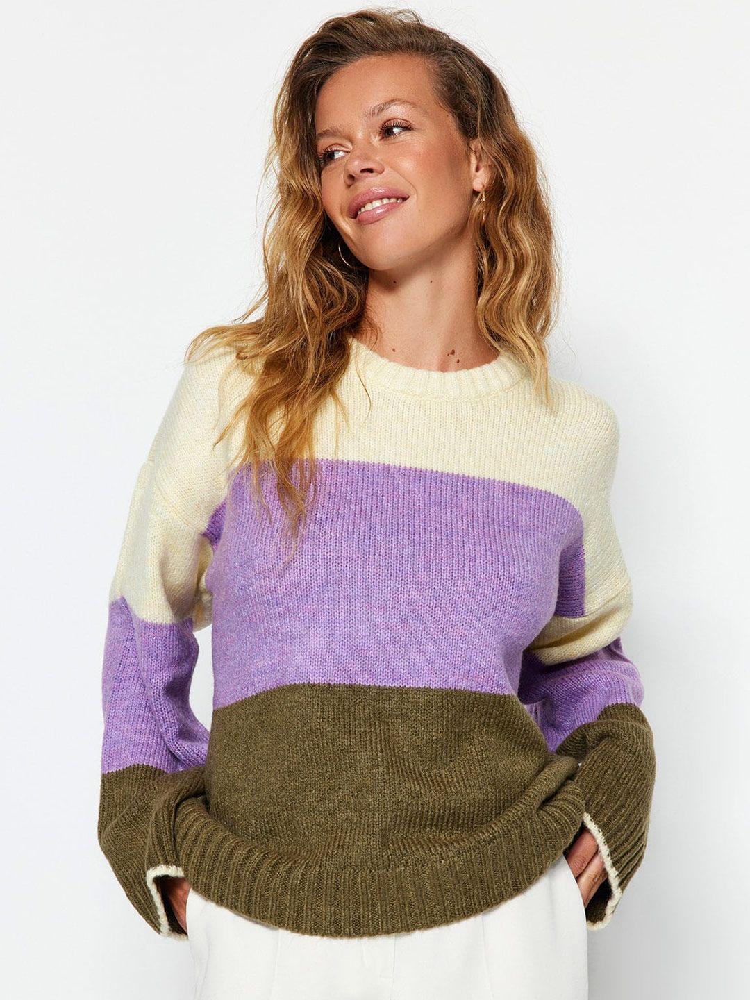 trendyol colourblocked pullover