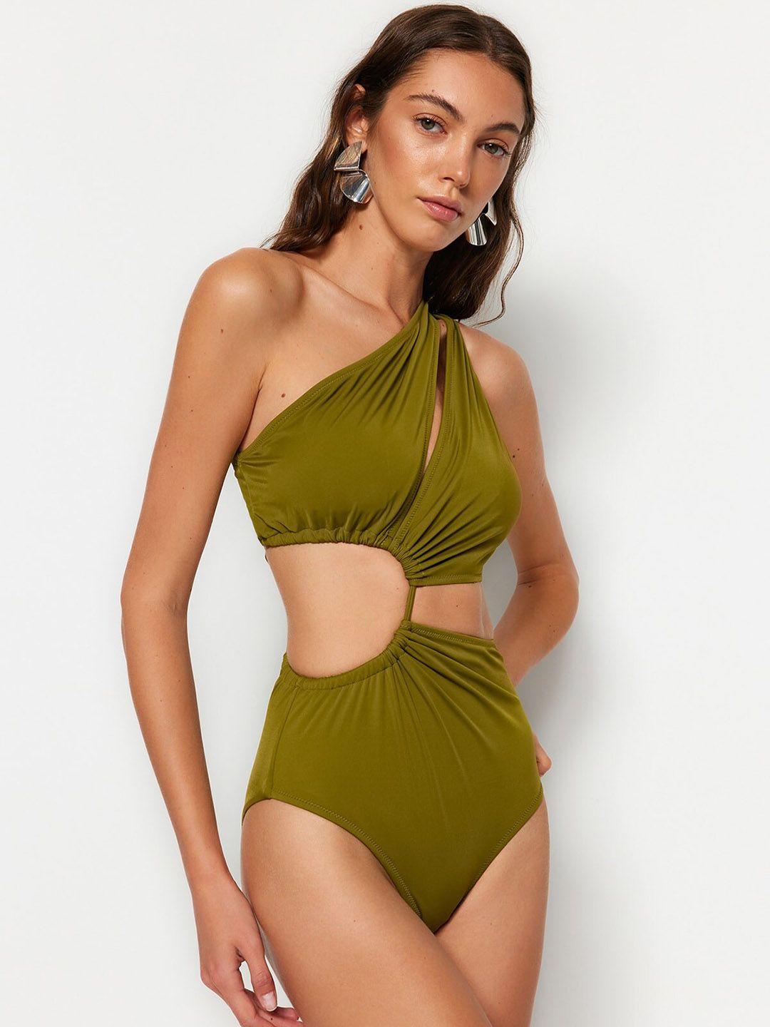 trendyol cut-out swim bodysuit