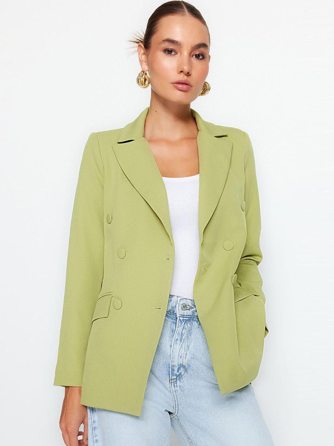 trendyol double-breasted blazer