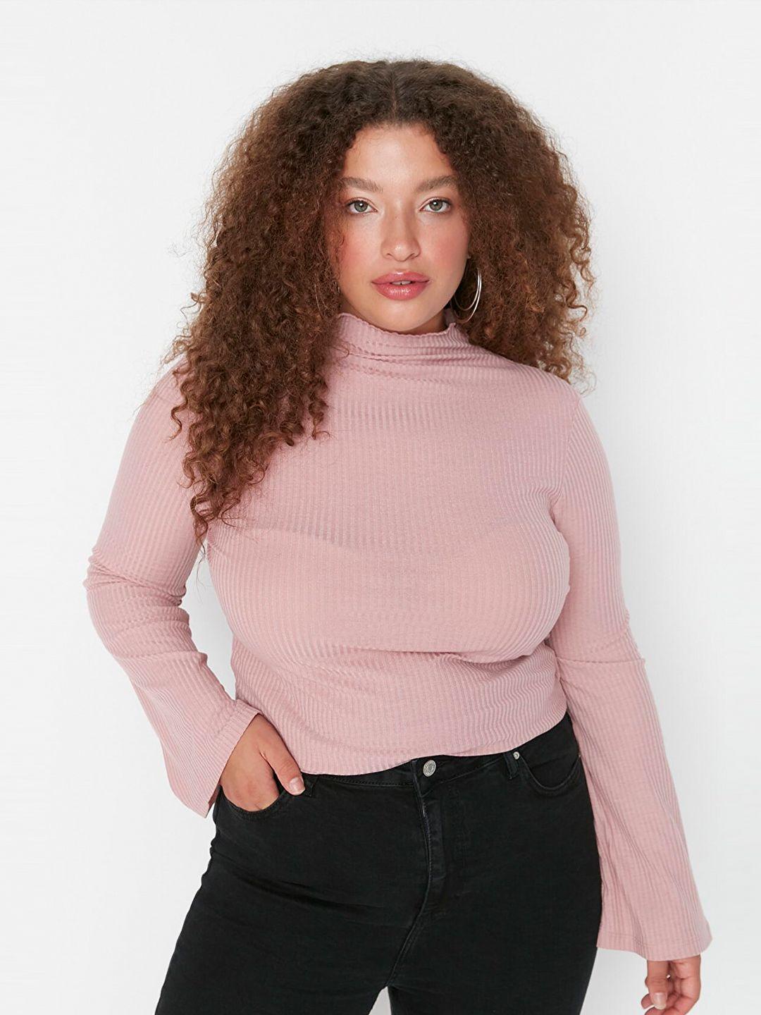 trendyol high neck long sleeves top