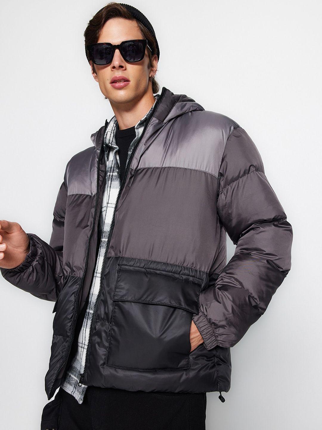 trendyol hooded padded jacket