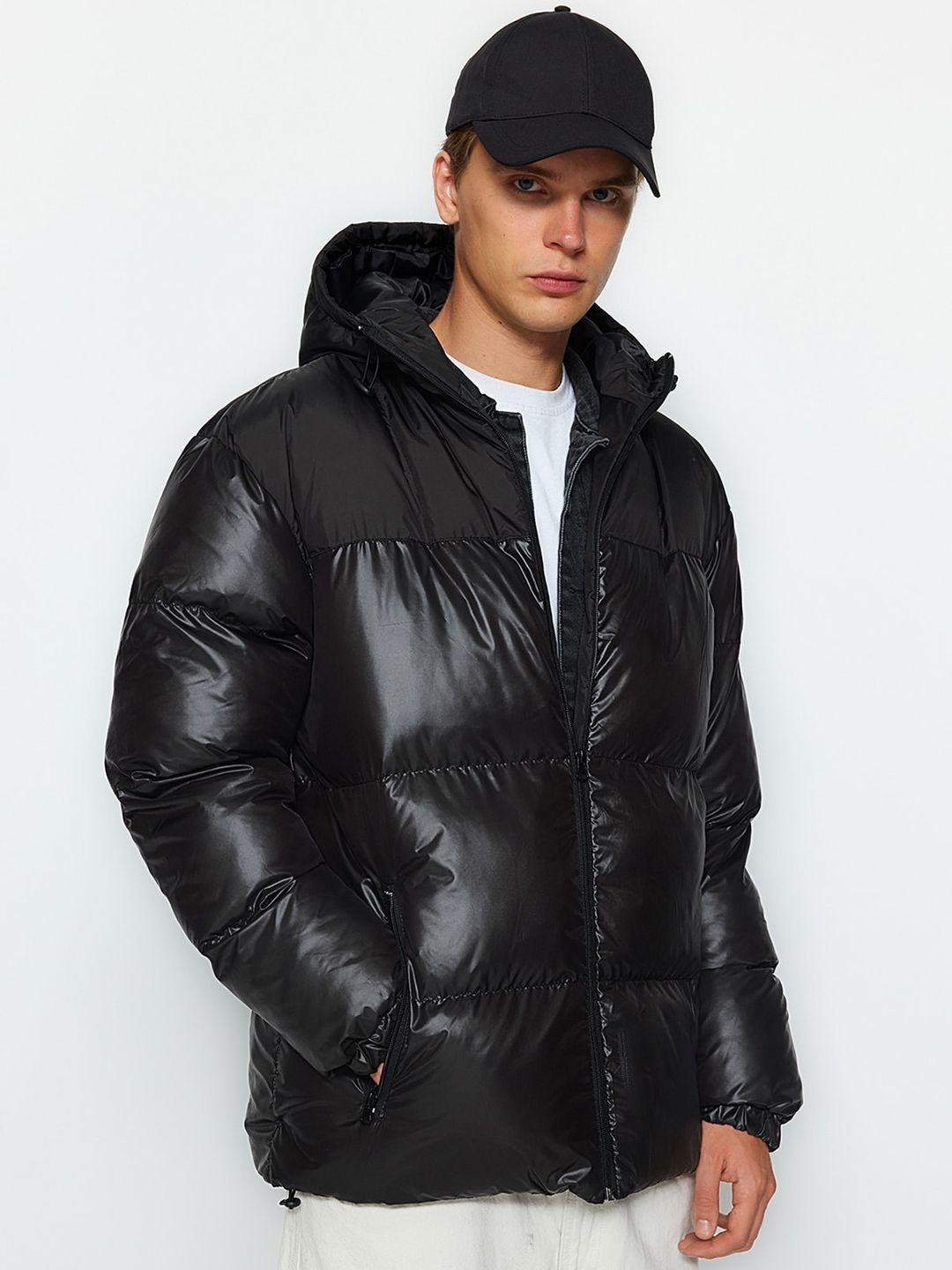 trendyol hooded padded jacket