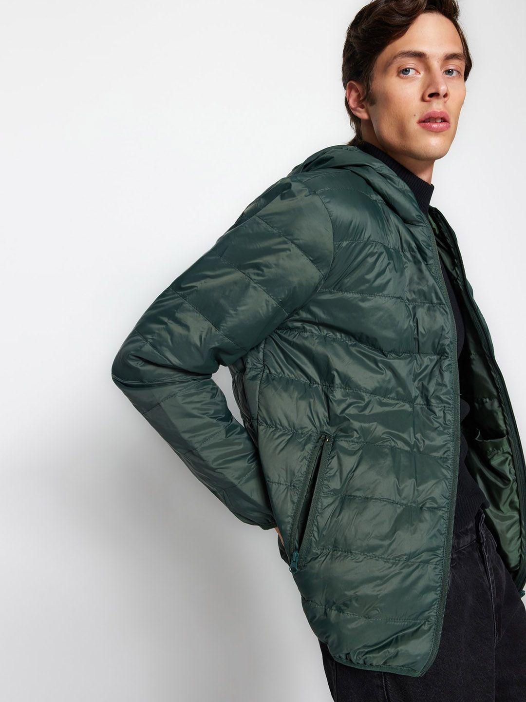 trendyol long sleeeves mock neck puffer jacket