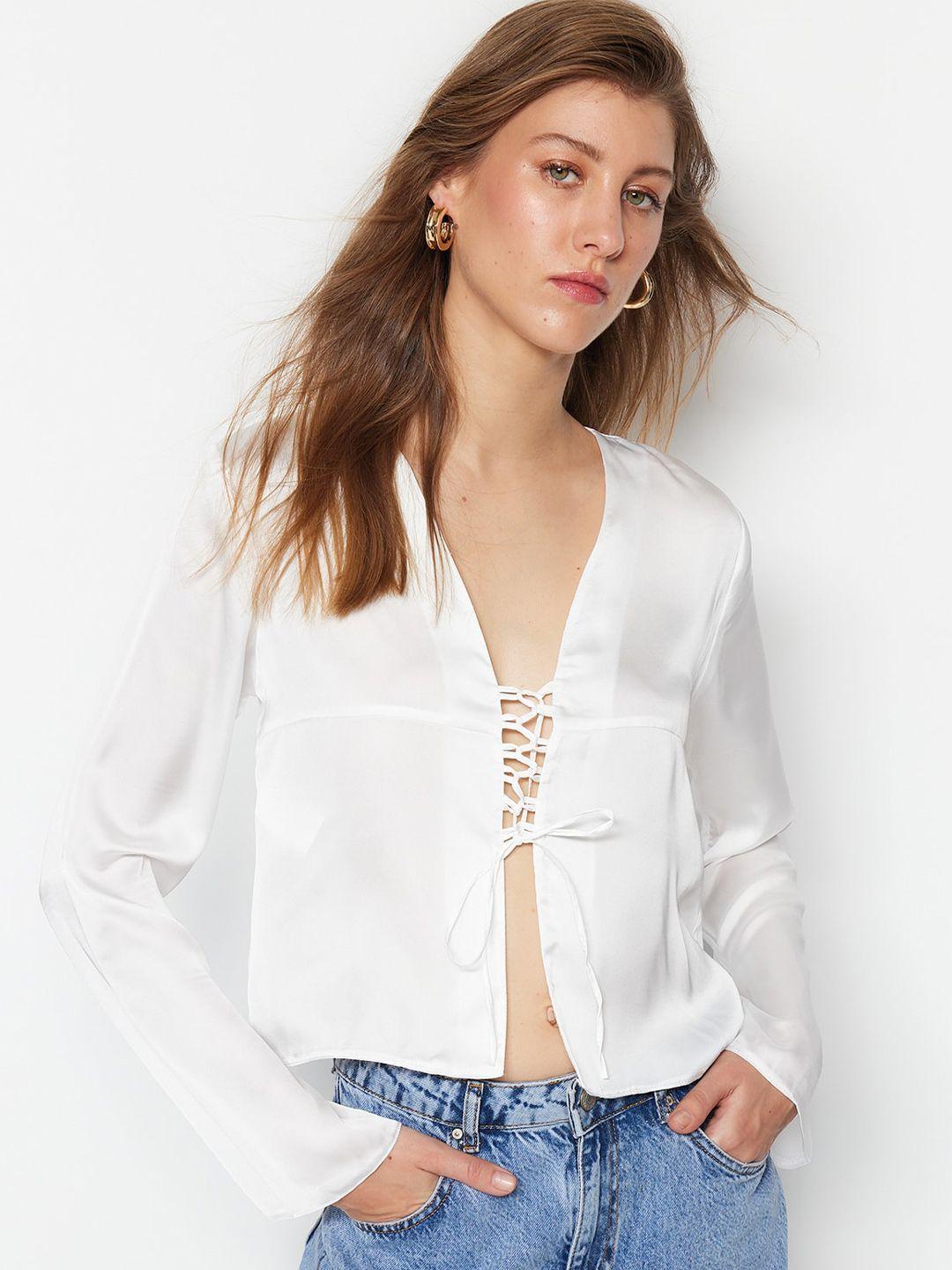 trendyol long sleeves shirt style top