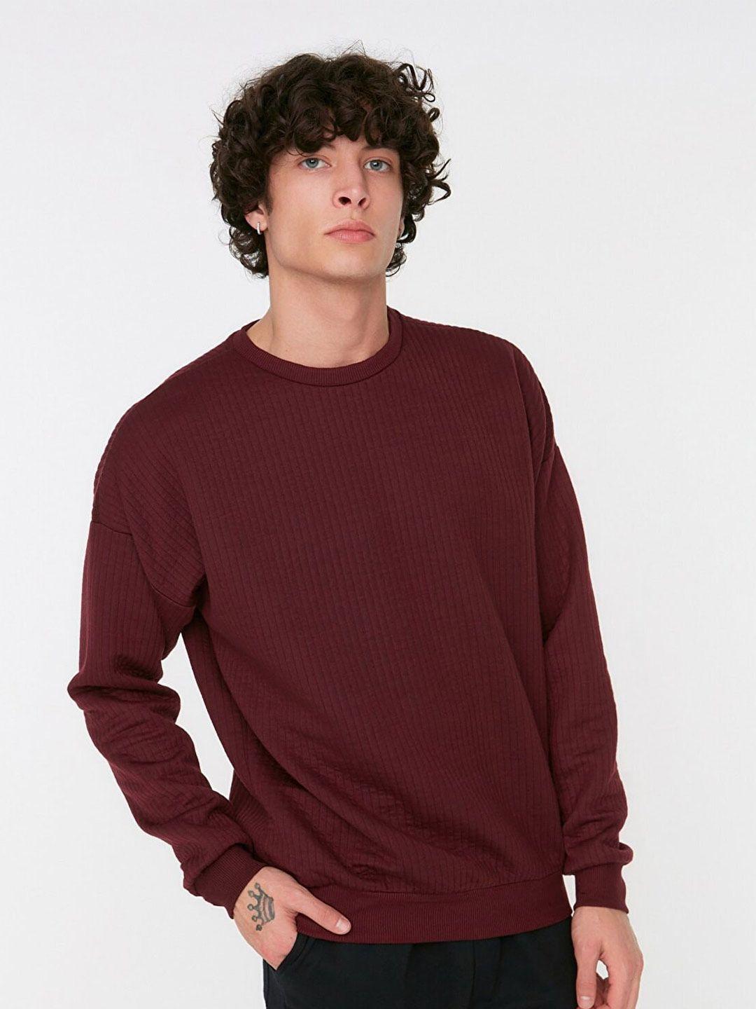 trendyol men long sleeve sweatshirt