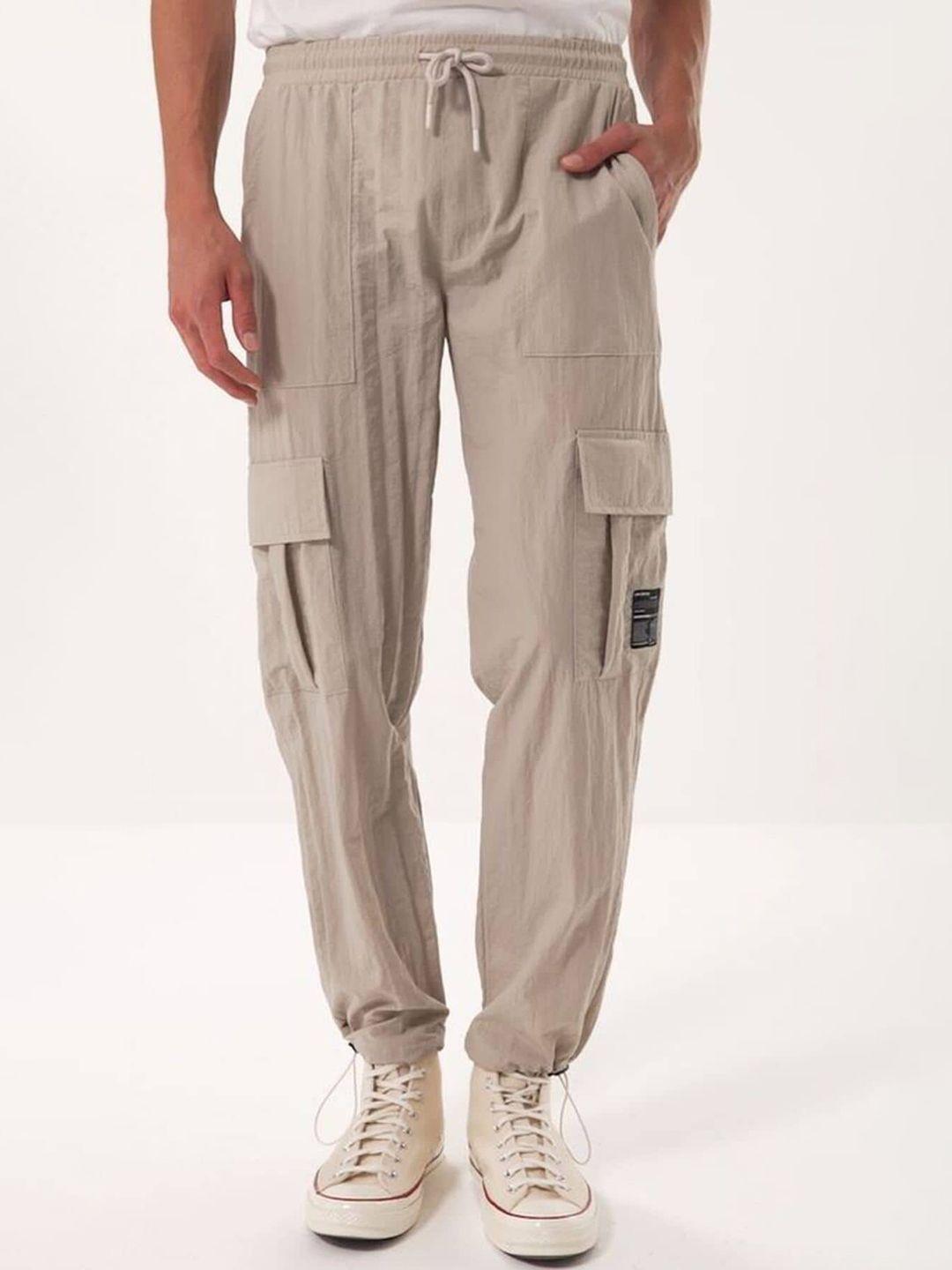trendyol men mid-rise joggers trousers