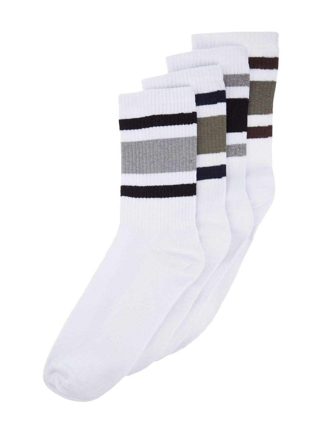 trendyol men pack of 4 patterned above ankle length socks